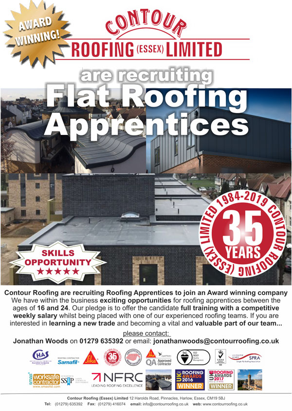 Contour Roofing recruiting poster